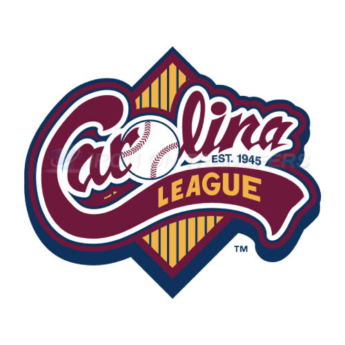 Carolina League Iron-on Stickers (Heat Transfers)NO.7789